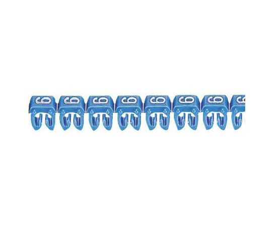 64-0311-90　Legrand CAB 3 Clip On Cable Marker, Pre-printed 6 0.8 → 2.2mm Dia. Range　0 381 06