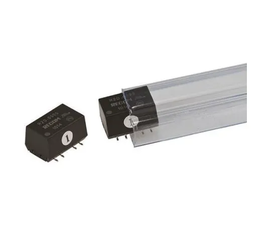 64-0318-09　Recom R2D 2W Isolated DC-DC Converter Surface Mount, Voltage in 21.6 → 26.4 V dc, Voltage out ±15V dc　R2D-2415