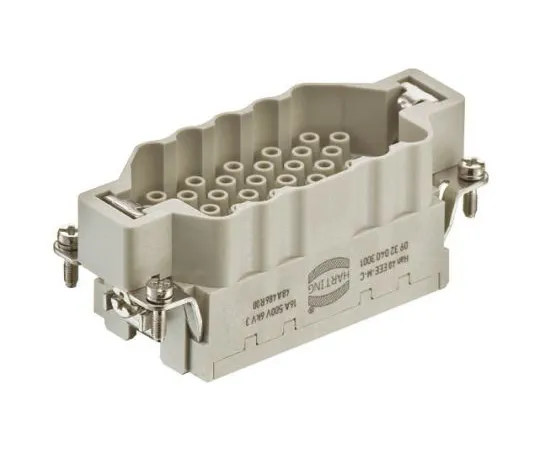64-0282-22　Han EEE Series size 16 B Cable Mount Connector, Male, 41 Way, 16A, 500 V　09320403001