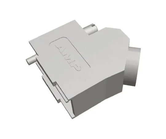 64-0226-32　TE Connectivity ADK Series Series Zinc Angled D-sub Connector Backshell, 9 Way, Strain Relief　5-1478763-1