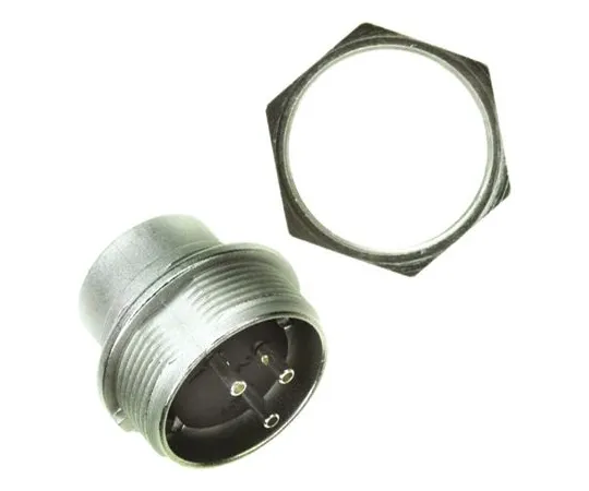 64-0274-93　Amphenol C 091 A Series, 3 Pole Din Plug Plug, 5A, 300 V ac　T3262-009