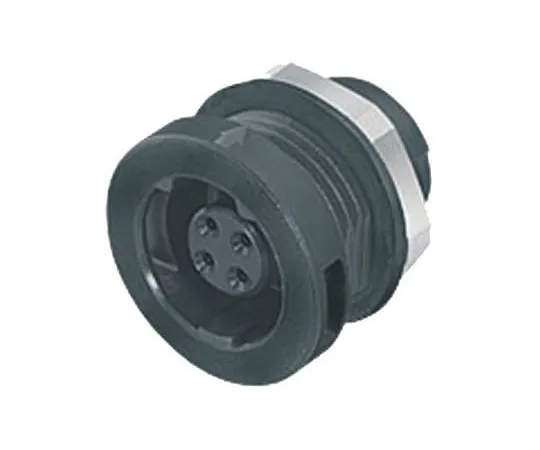 64-0317-55　Binder 420 Series M12 Panel Mount Connector, 3 contacts Socket　09-4708-00-03