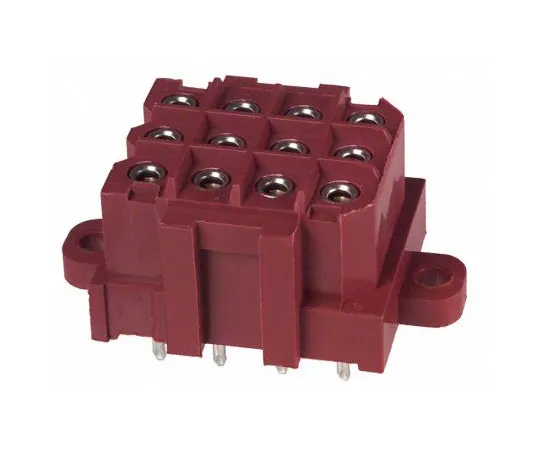 64-0339-89　TE Connectivity Metrimate Series 5mm Pitch 12 Way 3 Row Straight PCB Socket, Through Hole, Solder Termination　207528-9