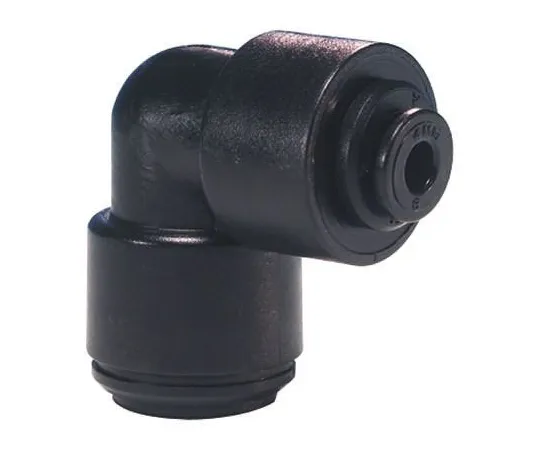 64-0308-46　John Guest Pneumatic Elbow Tube-to-Tube Adapter Push In 12 mm to Push In 10 mm　PM211210E