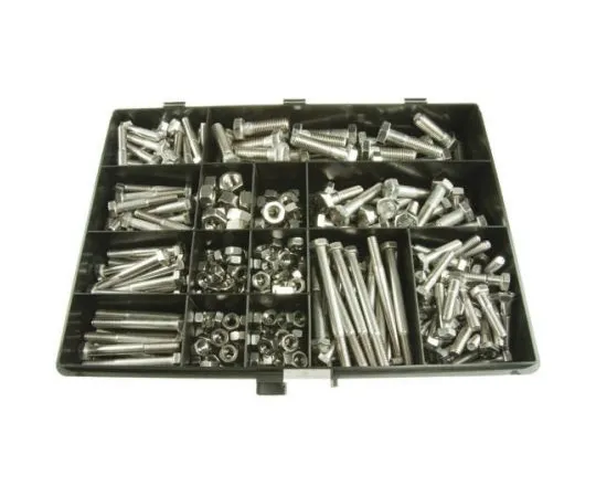 64-0283-86　RS PRO 395 piece Stainless Steel Screw/Bolt & Nut Kit　701-3848