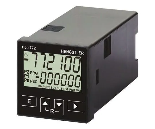 64-0308-87　Hengstler 6 Digit, LCD, Digital Counter, 60kHz, 12 → 30 V dc　0 772 102