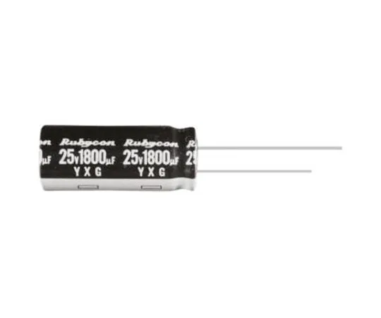 64-0311-41　Rubycon 2200μF 50V dc Aluminium Electrolytic Capacitor, Through Hole 18 (Dia.) x 35.5mm +105°C 18mm 7.5mm　50YXG2200MEFC18X35.5