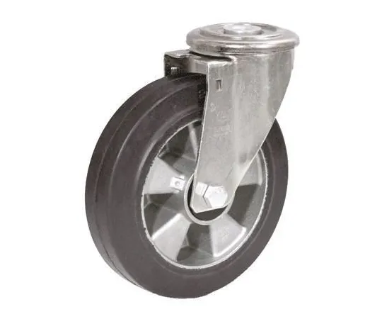 64-0272-12　LAG Stem Swivel Castors 16427 FB, 120kg, Rubber tyres　16427      FB