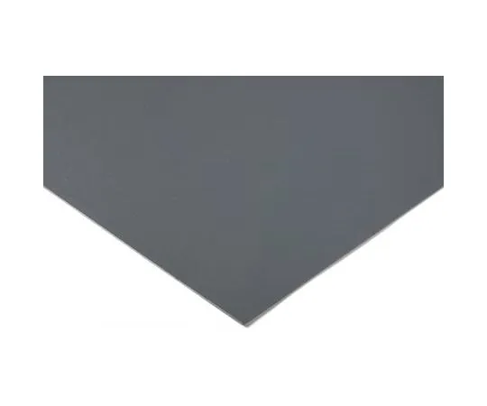 64-0283-42　Grey PVC Plastic Sheet, 1m x 500mm x 40mm　700-9843
