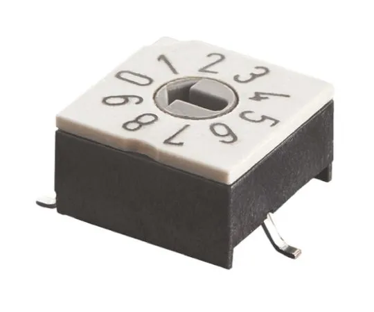 64-0267-54　10 Way Surface Mount DIP Switch, Rotary Flush Actuator　P60AS701
