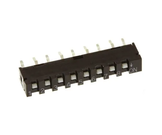 64-0263-92　8 Way PCB SIP Switch SPST　SIP-08TV