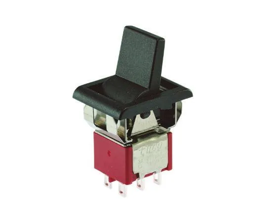 64-0343-91　TE Connectivity Double Pole Double Throw (DPDT), Momentary Rocker Switch Panel Mount　4-1571987-2