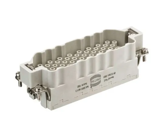 64-0282-27　Han EEE Series size 24 B Cable Mount Connector, Male, 65 Way, 16A, 500 V　09320643001