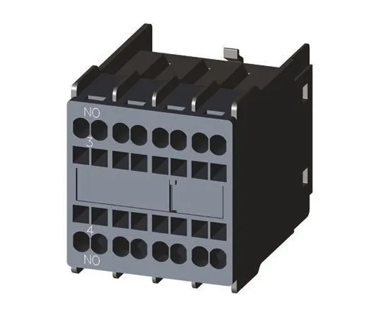 64-0315-21　Siemens Sirius Innovation 3RH2, NO (1), Auxiliary Contact, Snap-On, 6 A dc, 10 A ac　3RH2911-2HA10