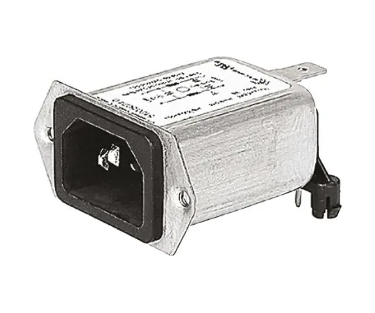 64-0331-91　Male C14 IEC Filter Panel Mount,Rated At 10A,250 V ac　5120.0006.0