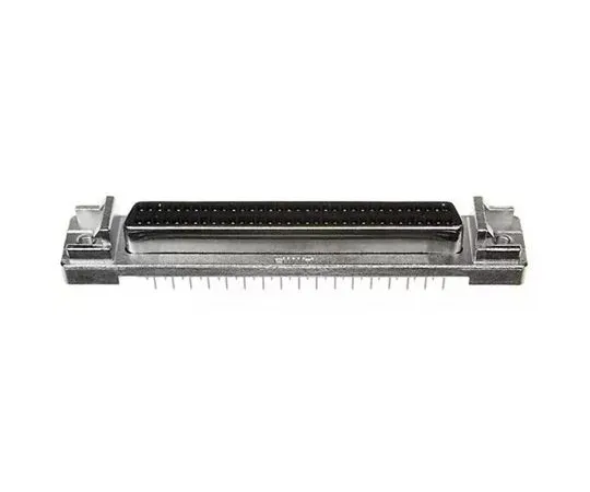 64-0222-77　TE Connectivity Amplimite .050 III Series, 68 Way Through Hole PCB D-sub Connector Socket, 2.54mm Pitch, with Rails and　5749069-7