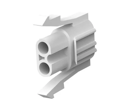 64-0217-71　TE Connectivity Commercial MATE-N-LOK Male Connector Housing, 5.98mm Pitch, 2 Way, 1 Row　151680