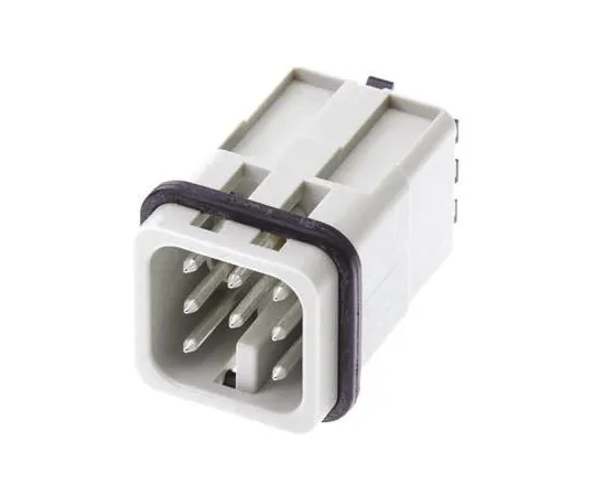 64-0282-14　Han D Series Quick Lock Connector, Male, 8 Way, 10A, 250 V　09210072632