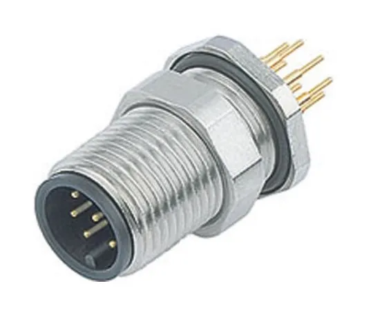 64-0324-42　Binder 713 Series M12 Panel Mount Connector, 12 contacts Socket　09-3491-550-12