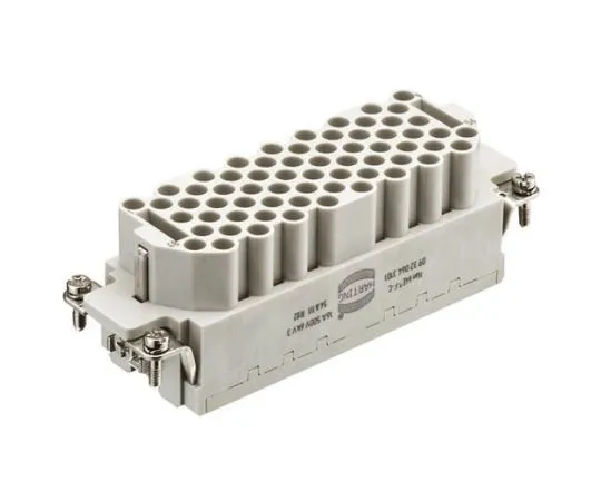 64-0282-24　Han EEE Series size 24 B Cable Mount Connector, Female, 65 Way, 16A, 500 V　09320643101
