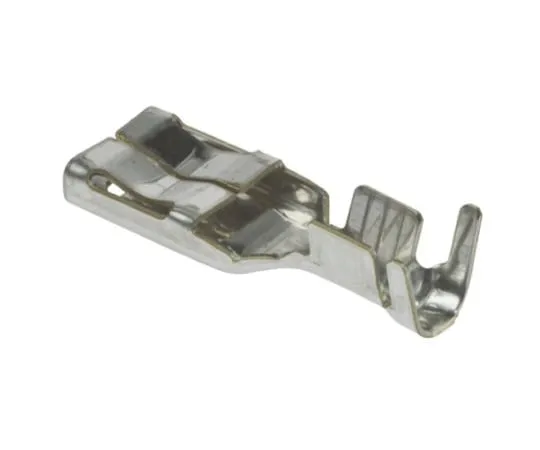64-0218-61　TE Connectivity Microlock Series Crimp Receptacle, 6.35 x 0.8mm, 17AWG to 13AWG, Tin Plated　1544504-2