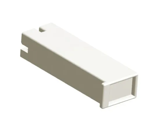 64-0227-10　TE Connectivity Positive Lock .187 Mk II Series, 1 Way Nylon 66 Crimp Terminal Housing, 6.35mm Tab Size, Natural　173974-1