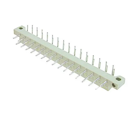 64-0198-67　ASSMANN WSW 5mm Pitch 13 Way 2 Row Right Angle Male DIN 41617 Connector, Solder Termination, 2A　A 13-S1/SILVER