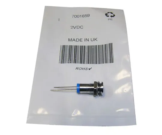 64-0280-79　RS PRO Red Indicator, 2 V dc, 8mm Mounting Hole Size, Lead Pins Termination, IP67　700-1643