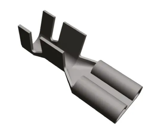 64-0218-53　TE Connectivity FASTON .250 Series Crimp Receptacle, 6.35 x 0.81mm, 4mm² to 6mm², 11AWG to 10AWG, Tin Plated　1-160301-6