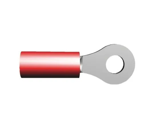 64-0342-10　TE Connectivity PIDG Series Insulated Crimp Ring Terminal, M3.5 Stud Size, 0.26mm² to 1.65mm² Wire Size, Red　326878