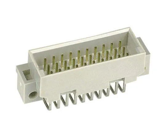 64-0267-96　Harting 30 Way 2.54mm Pitch, Type 3C Class C2, 3 Row, Right Angle DIN 41612 Connector, Plug　09251306919