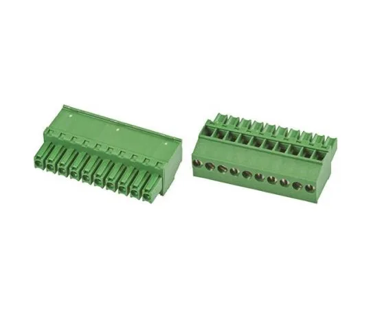 64-0343-34　TE Connectivity Non-F***d Terminal Block, 10 Way/Pole, Screw Down Terminals, 30 → 14 AWG Cable Mount, Nylon, 300　1-1986371-0