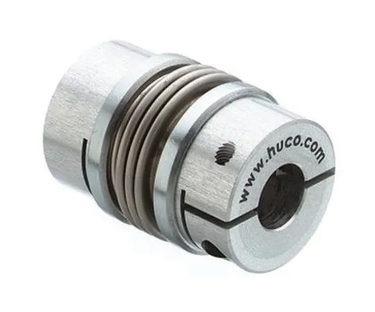 64-0268-42　Huco Stainless Steel 15.5mm OD Bellows Coupling With Clamping Fastening　554.16.1414