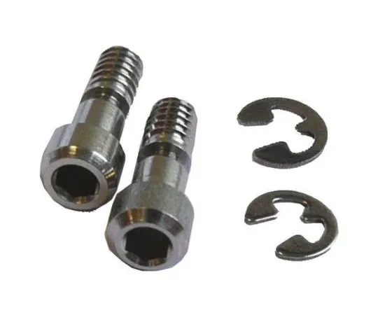 64-0246-35　Souriau MicroComp Series, UNC 4-40 Jack Screw Kit for *** with J Shell Size, Kit Contains E-Rings x 2, Screws x 2　8MCJS512