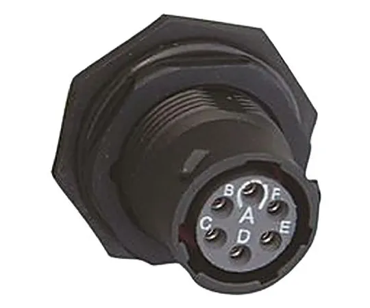 64-0246-87　Souriau UTS Series Panel Mount Connector, 4 contacts Plug　UTS78E4P
