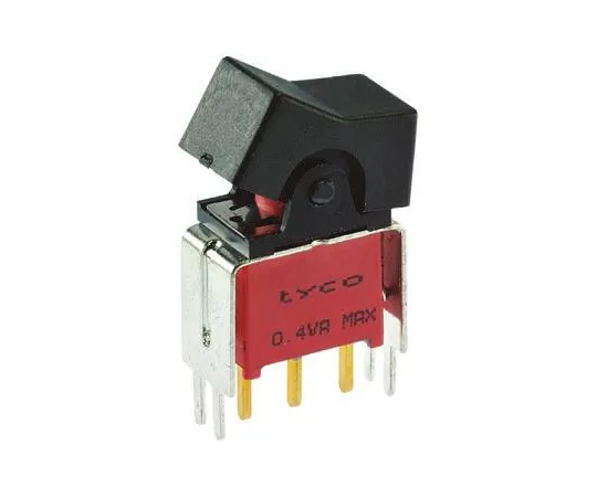 64-0343-88　TE Connectivity Single Pole Double Throw (SPDT), Latching Rocker Switch PCB　1-1571986-4