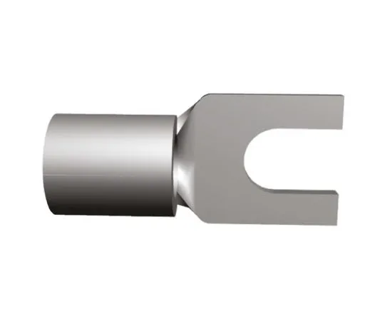 64-0342-50　TE Connectivity Uninsulated Crimp Spade Connector, 2.6mm² to 6.6mm², 12AWG to 10AWG, M3.5 Stud Size　322451