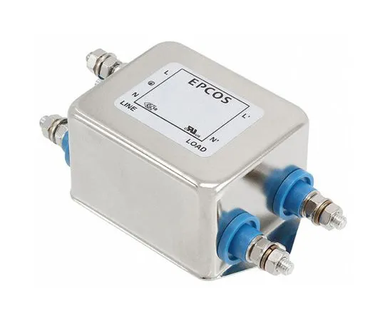 64-0301-33　EPCOS B84111F Series 36A 250 V ac/dc 60Hz Flange Mount RFI Filter, with Tab Terminals, Single Phase　B84111F0000G136