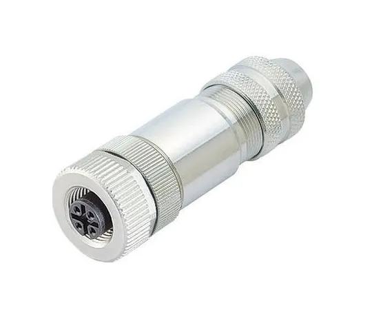 64-0324-15　Binder 713 Series M12 Cable Mount Connector, 12 contacts Plug　99-1492-812-12