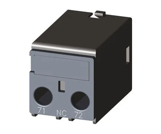 64-0314-95　Siemens Sirius Innovation 3RH2, NC (1), Auxiliary Contact, Snap-On, 6 A ac, 10 A dc　3RH2911-1BA01
