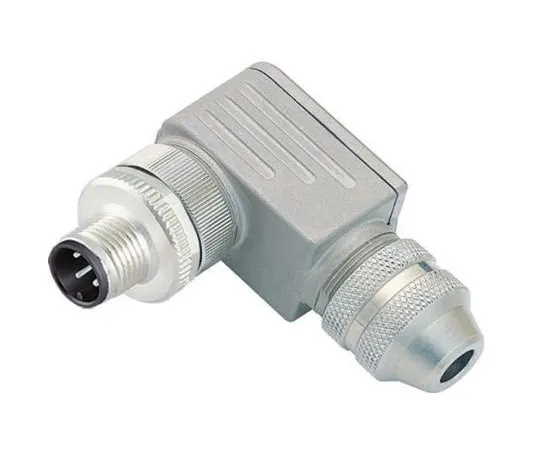 64-0324-09　Binder 713 Series M12 Cable Mount Connector, 4 contacts Plug　99-1429-824-04