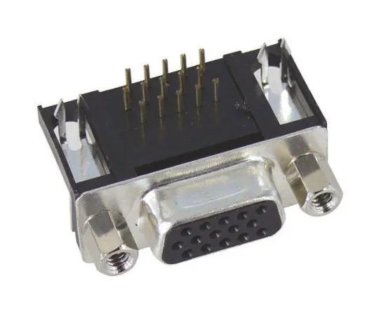 64-0264-12　Harting 26 Way Right Angle Through Hole PCB D-sub Connector Socket, 2.29mm Pitch, with 4-40 UNC Female Screwlocks,　09562527613