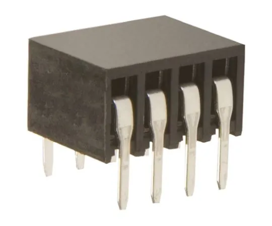 64-0225-73　HARWIN 2.54mm Pitch 8 Way 2 Row Right Angle PCB Socket, Through Hole, Solder Termination　M20-7880446