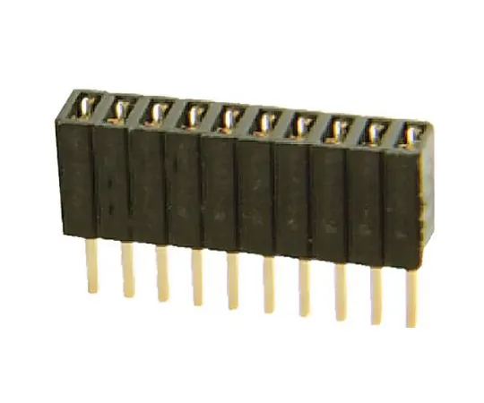 64-0225-14　HARWIN 1.27mm Pitch 20 Way 2 Row Straight PCB Socket, Through Hole, Solder Termination　M52-5101045