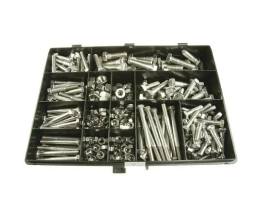 64-0283-87　RS PRO 476 piece Steel Screw/Bolt & Nut Kit　725-9978