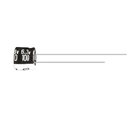 64-0310-76　Rubycon 6.8μF 50V dc Aluminium Electrolytic Capacitor, Through Hole 6.3 (Dia.) x 5mm +85°C 6.3mm 2.5mm　50MS56R8MEFC6.3X5
