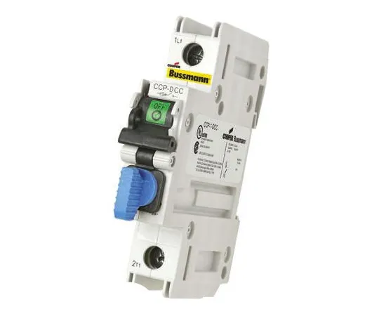 64-0306-56　Cooper Bussmann 30A Rail Mount F*** Holder With Indicator for 10 x 38mm F***, 80V dc　CCP-1-DCC