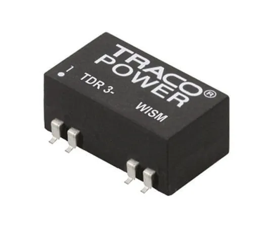 64-0321-38　TRACOPOWER TDR 3WISM 3W Isolated DC-DC Converter Surface Mount, Voltage in 9 → 36 V dc, Voltage out 12V dc　TDR 3-2412WISM