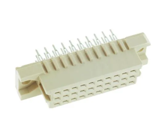 64-0268-07　Harting 30 Way 2.54mm Pitch, Type 3C Class C2, 3 Row, Straight DIN 41612 Connector, Socket　09252306850
