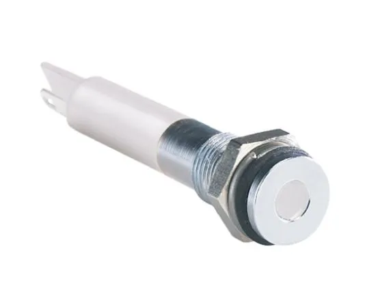 64-0280-71　RS PRO White Indicator, 220 V ac, 8mm Mounting Hole Size, Solder Tab Termination, IP67　700-1704
